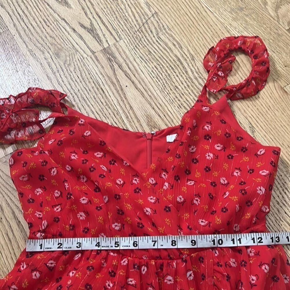 MADEWELL RUFFLE STRAPS TIERED DRESS SIZE 0‎ - Picture 11 of 11
